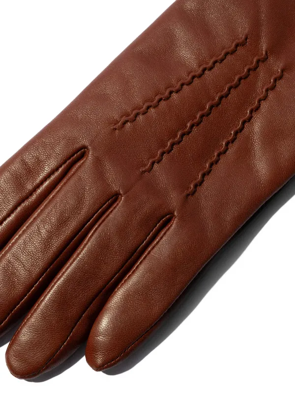 leren handschoenen dames atlas cognac