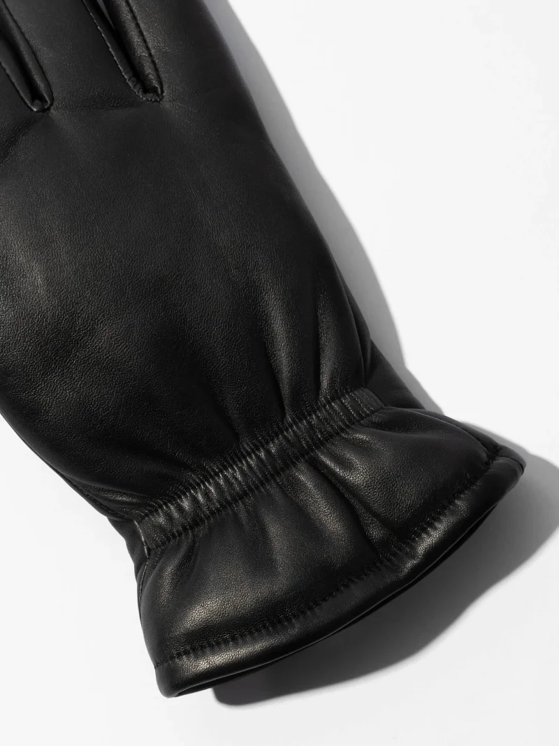 Leren Handschoenen Dames Hawk Zwart