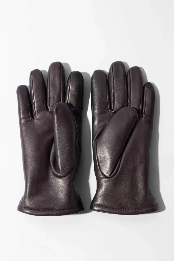 Leren Handschoenen Dames Hawk Bruin