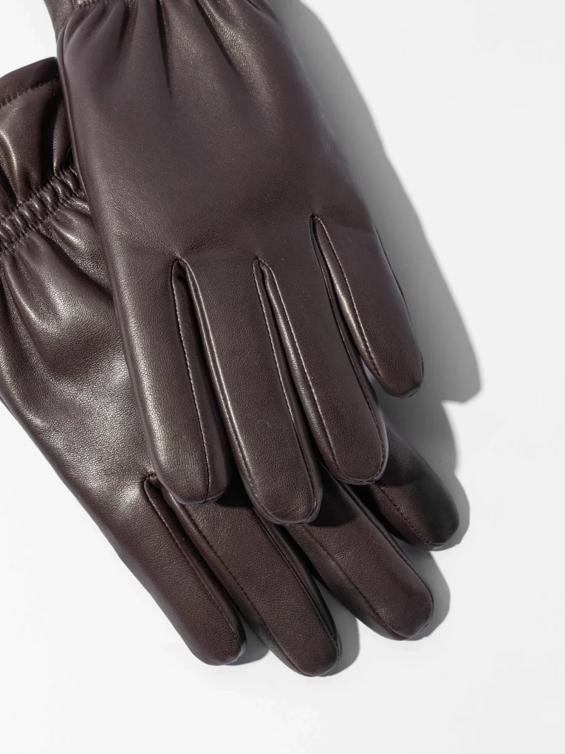 Leren Handschoenen Dames Hawk Bruin