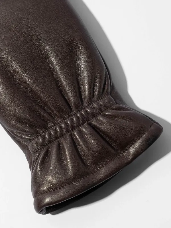 Leren Handschoenen Dames Hawk Bruin