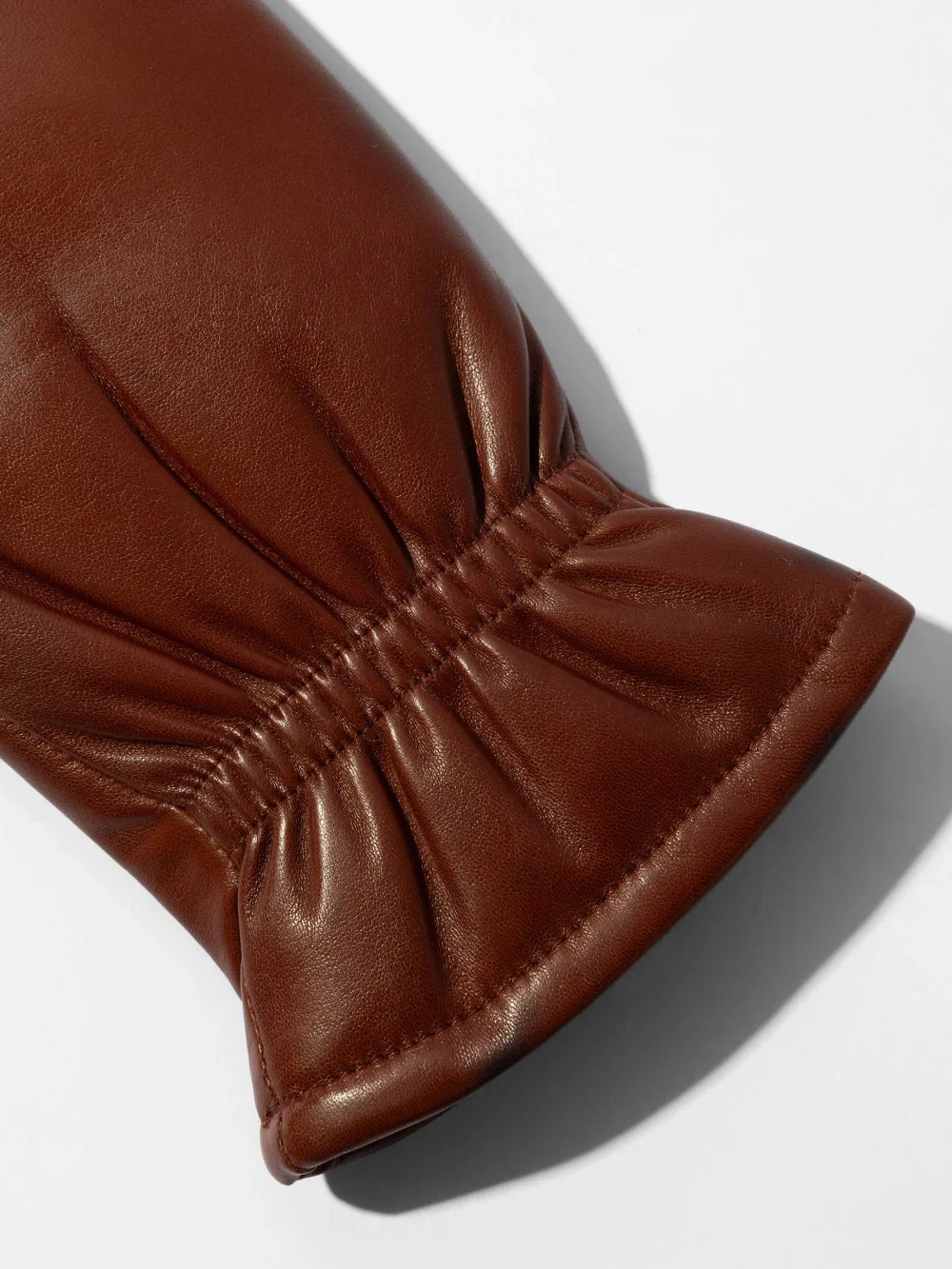 Leren Handschoenen Dames Hawk Cognac
