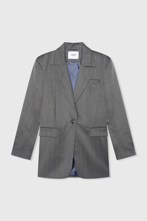 Hank Grijs Streep Lurex