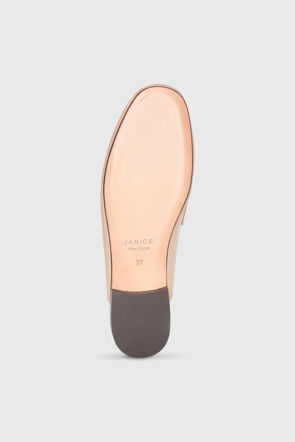 Instappers Loafers Dames Burt Mule Beige