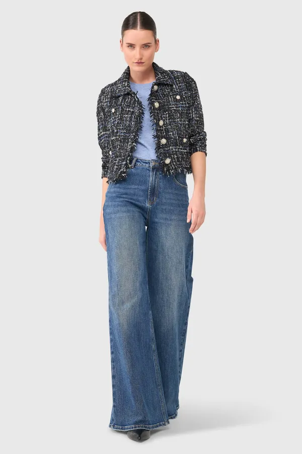 Tatum Blauw Lurex