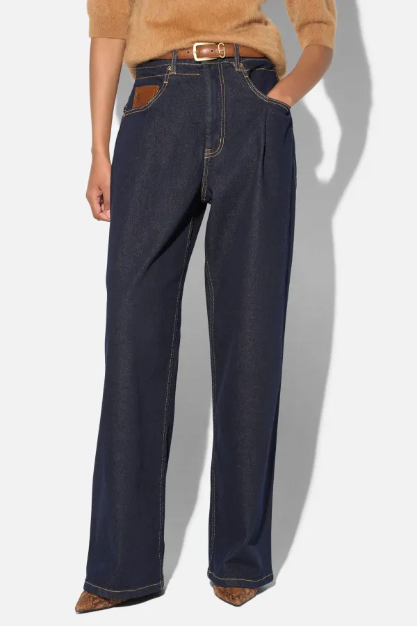 Jeans Dames Barrel Stretch Denim Drew Japanse Denim