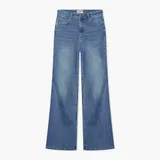 High Rise Wijde Leg Jeans Mason Blauw 111