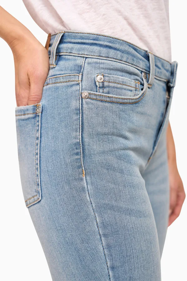 High Rise Skinny Jeans Rocket Blauw 323