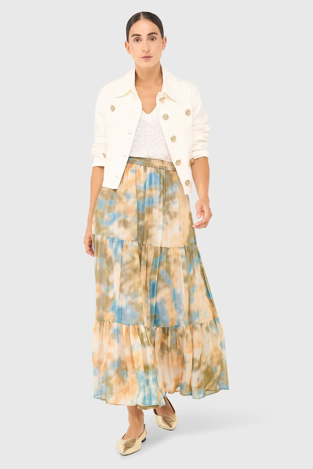 Tatum Spijkerjack Off White