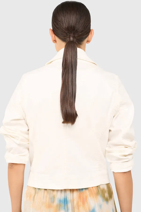 Tatum Spijkerjack Off White