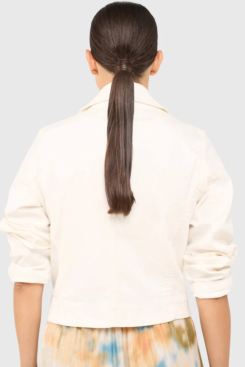 Tatum Spijkerjack Off White