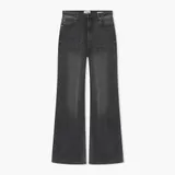 Jeans Dames Wijde Pijp Jason Grijs 415