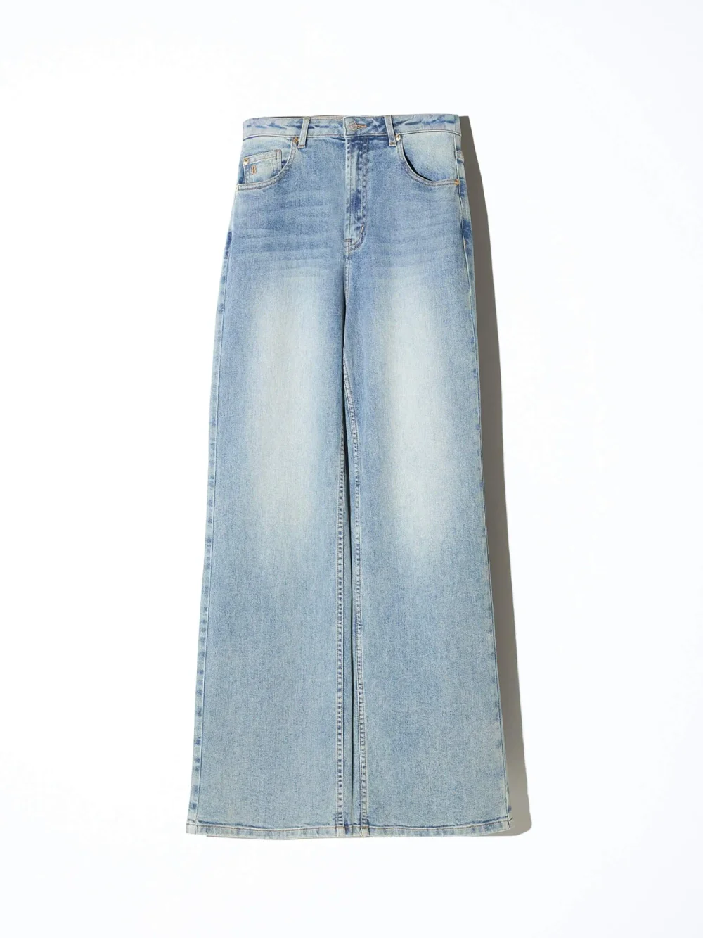 Jeans Dames Rechte Pijp High Rise Stretch Jason Blauw 114