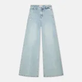 Jeans Dames Wijde Pijp High Rise Stretch Dexter Blauw 565