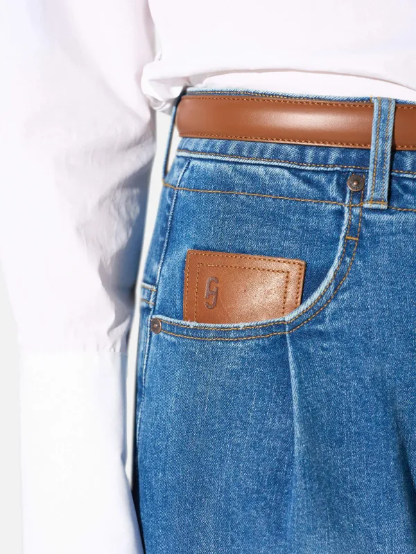 Jeans Shorts Dames Stretch Denim Bryce Blauw 258