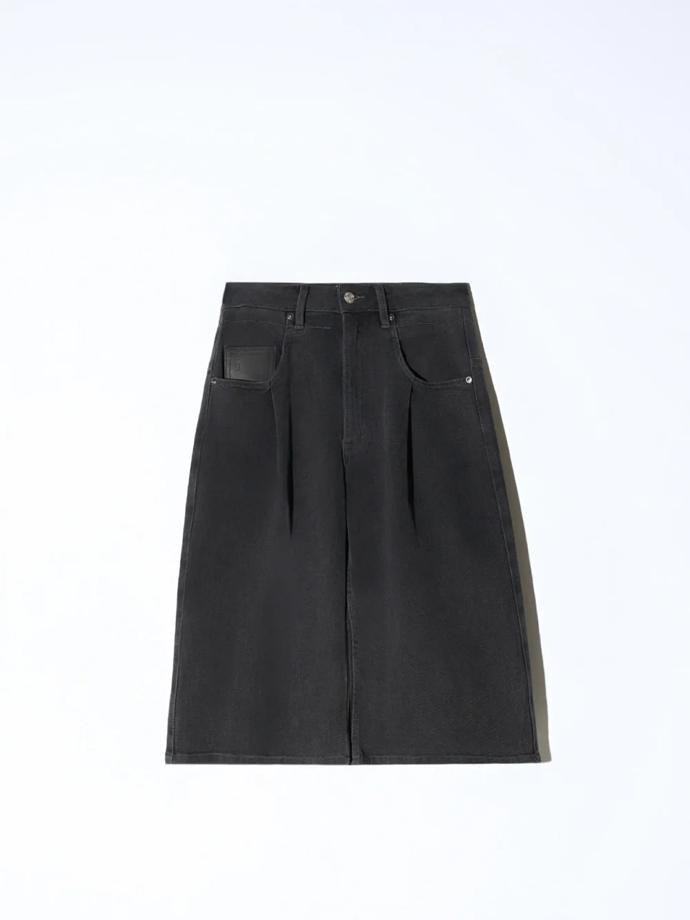 Jeans Shorts Dames Stretch Denim Bryce Zwart 813