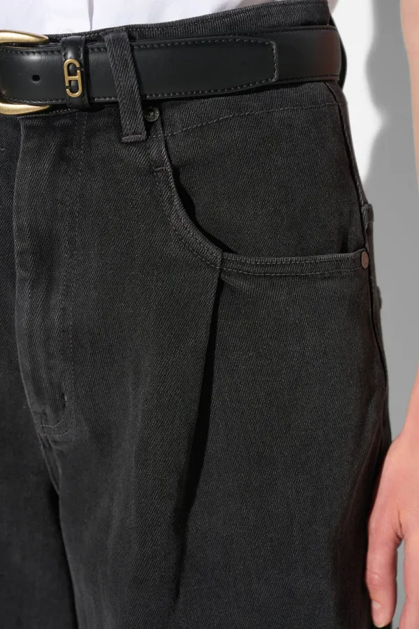 Jeans Shorts Dames Stretch Denim Bryce Zwart 813