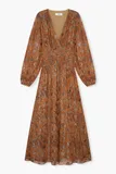 Jurk Lang Lurex Elastiek Milan Paisley