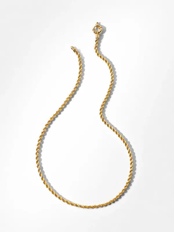 Gouden Schakelketting Gedraaide Chester Twisted Chain