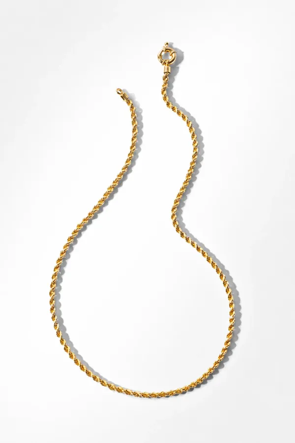 Gouden Schakelketting Gedraaide Chester Twisted Chain