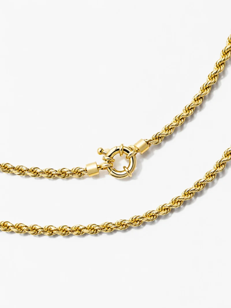 Gouden Schakelketting Gedraaide Chester Twisted Chain
