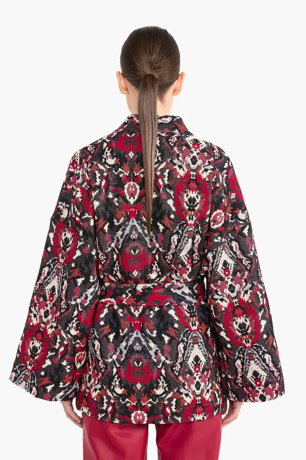 Kimono Dames Jacquard Preston Aztec