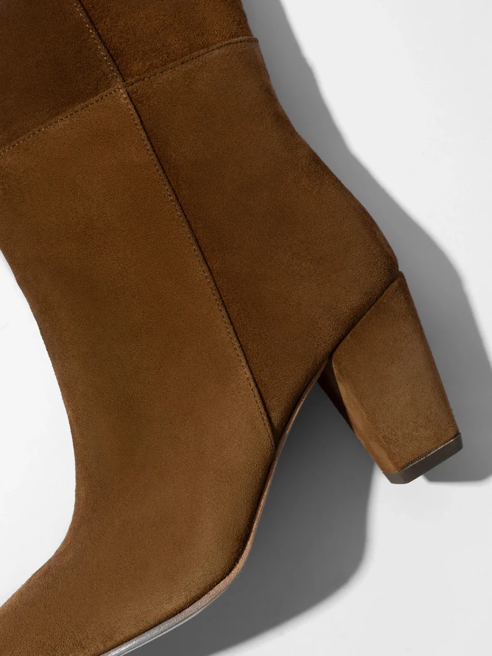 Suede Overknee Laarzen Cody Cognac
