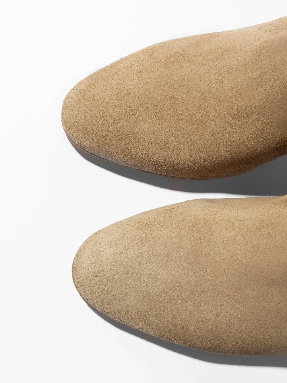 Laars Dames Hoog Leer Roman Suede Beige
