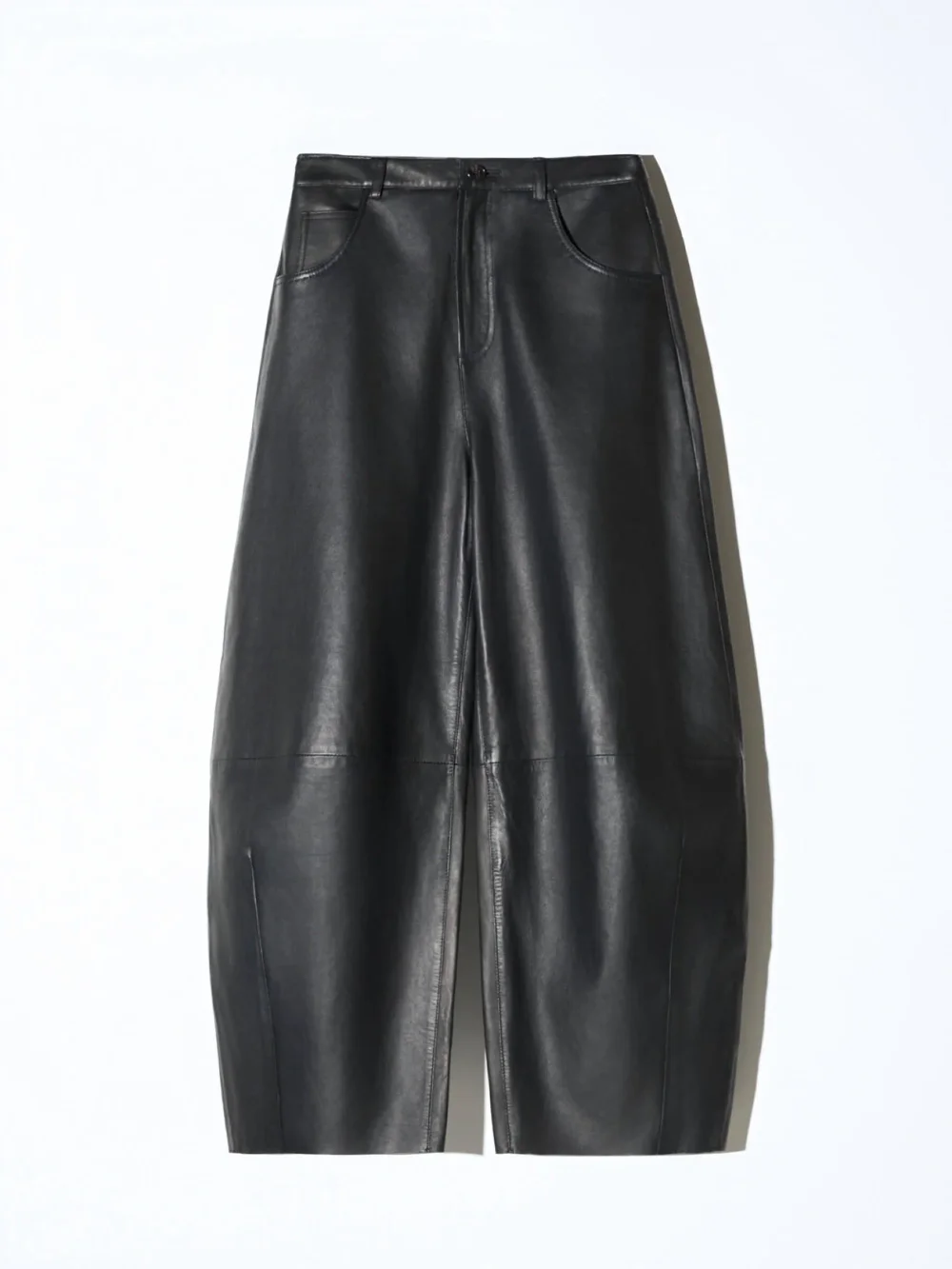 Leren Dames Broek Barrel Billy Zwart