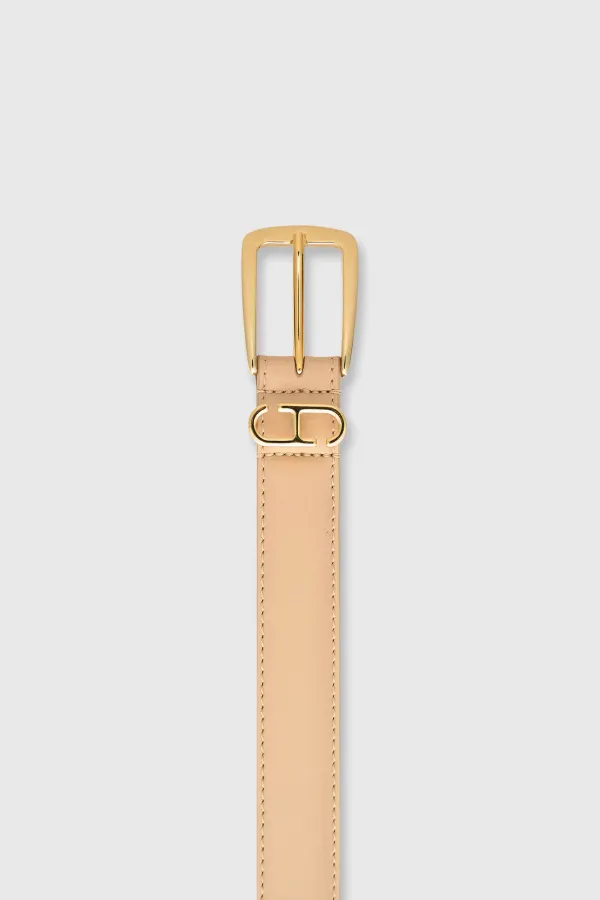 Leren Dames Riem Colby Beige