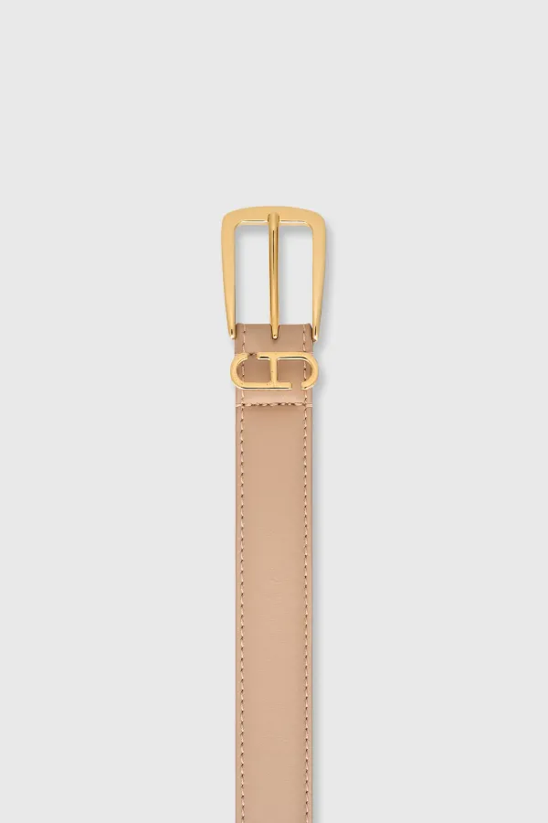 Leren Dames Riem Colby Taupe