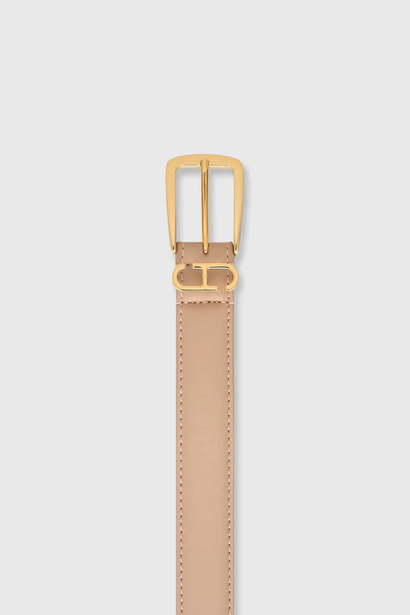 Leren Dames Riem Colby Taupe