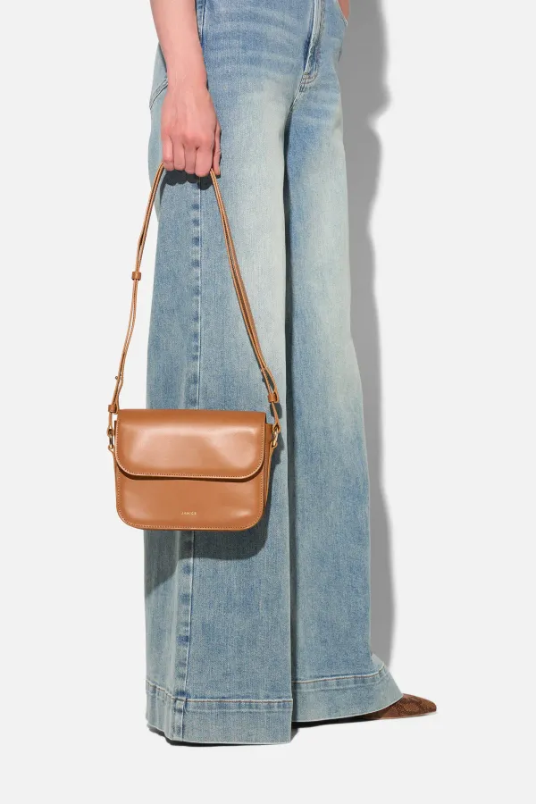 Leren Dames Tas Elias Cognac