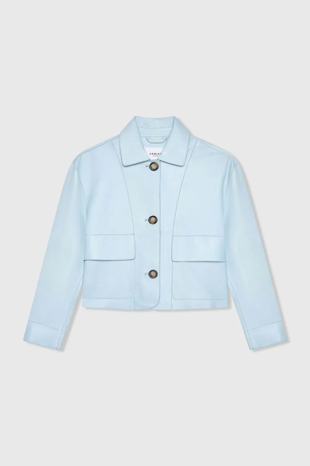 Leren Jas Dames William Blauw
