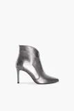 Laarsje Dames Leer Stewart Zilver Metallic