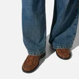Leren Penny Loafer Dames Sevan Slangenprint