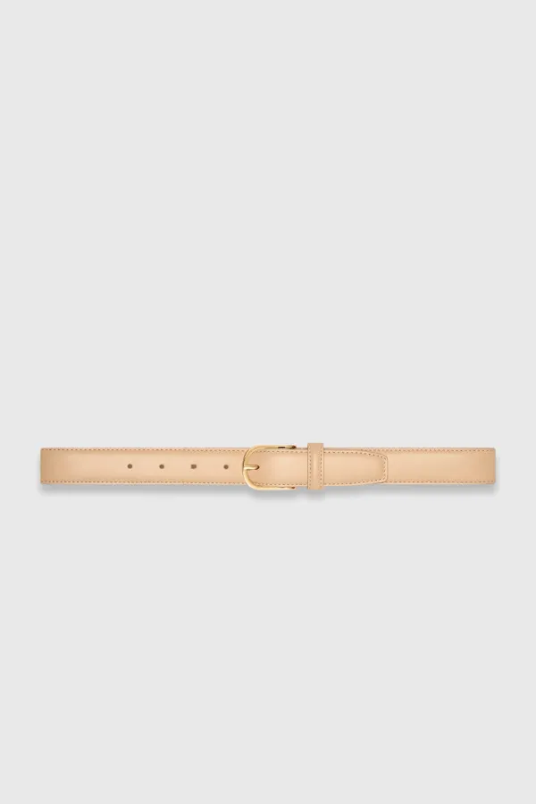 Leren Riem Dames Chase Beige