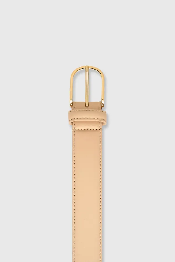 Leren Riem Dames Chase Beige