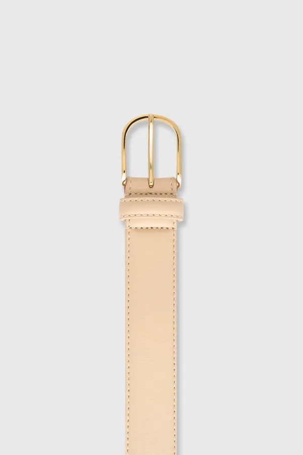 Leren Riem Dames Chase Creme