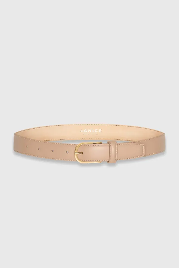 Leren Riem Dames Chase Taupe