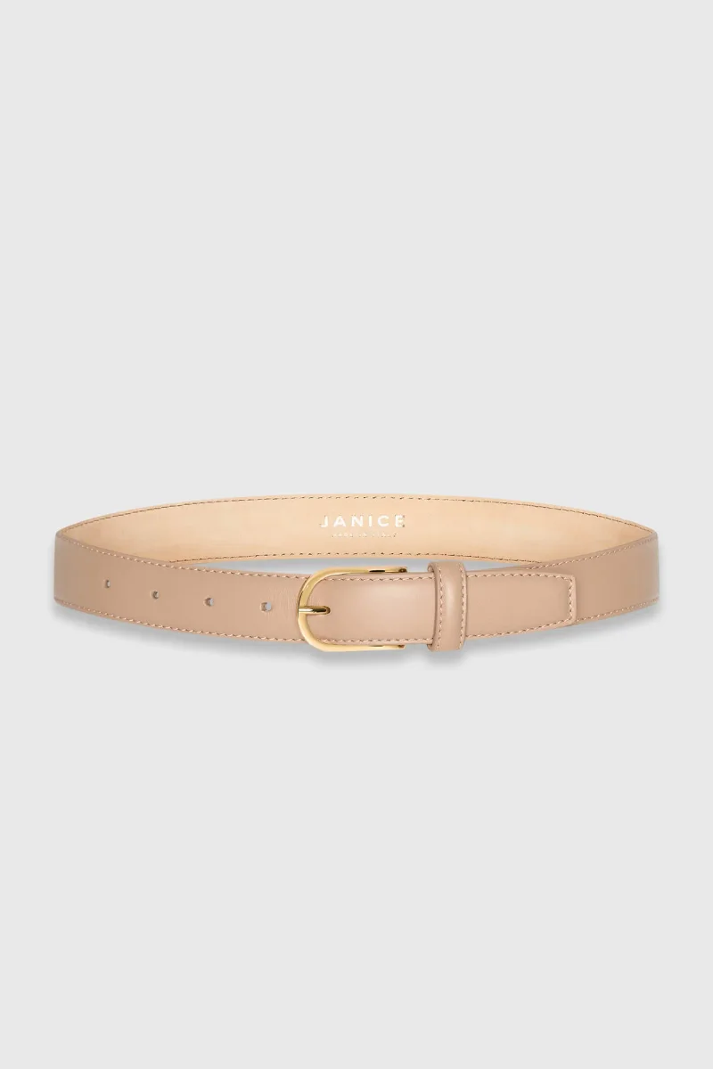 Leren Riem Dames Chase Taupe
