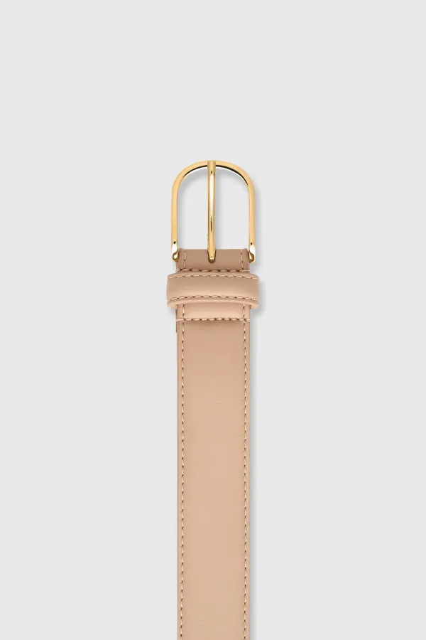Leren Riem Dames Chase Taupe