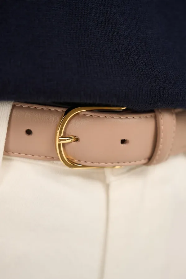 Leren Riem Dames Chase Taupe