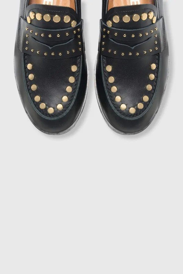 Boy Zwart Goud Studs