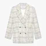 Martin Blazer Off White Metallic