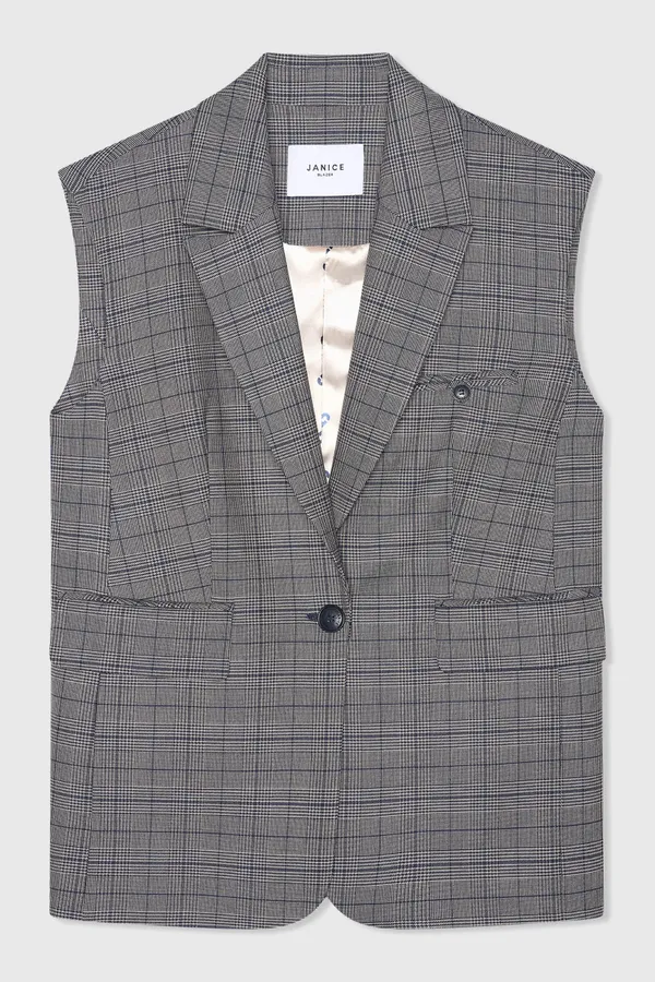 Marvin Blauw Ruit