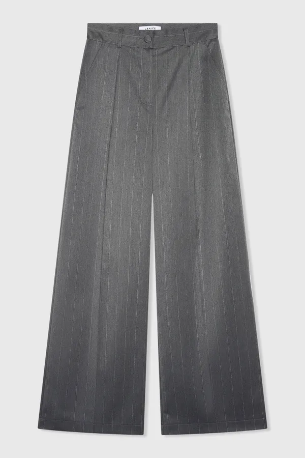 Mel Grijs Streep Lurex