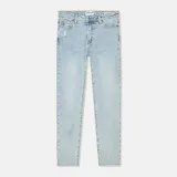 Mom Jeans Dames Mid Rise Stretch Cooper Blauw 565