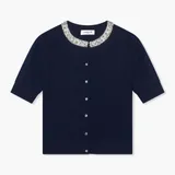 Moon Donkerblauw Steentjes