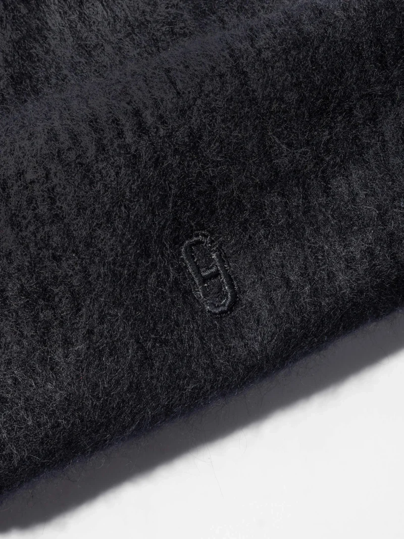 Cashmere Muts Brushed Jett Zwart